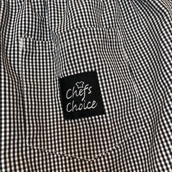 𝅺PREMIUM Uniforms Unisex Relaxed Chef’s Black and White Checkered Pant XL - Picture 5 of 9